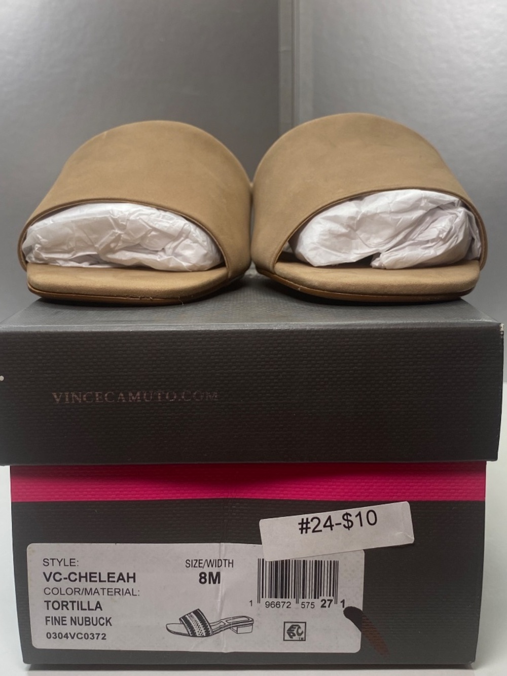 Vince Camuto Cheleah Tortilla Slide Sandals Size 8M NIB - Picture 11 of 16